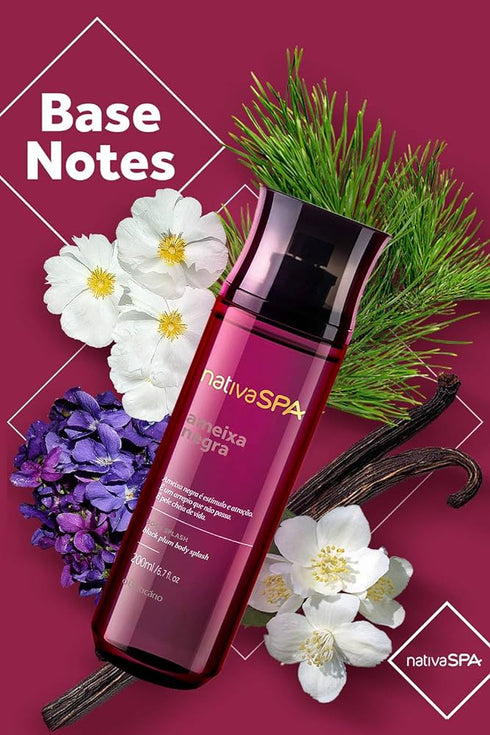 O Boticário Nativa SPA Black Plum Deodorant Body Splash 200ml